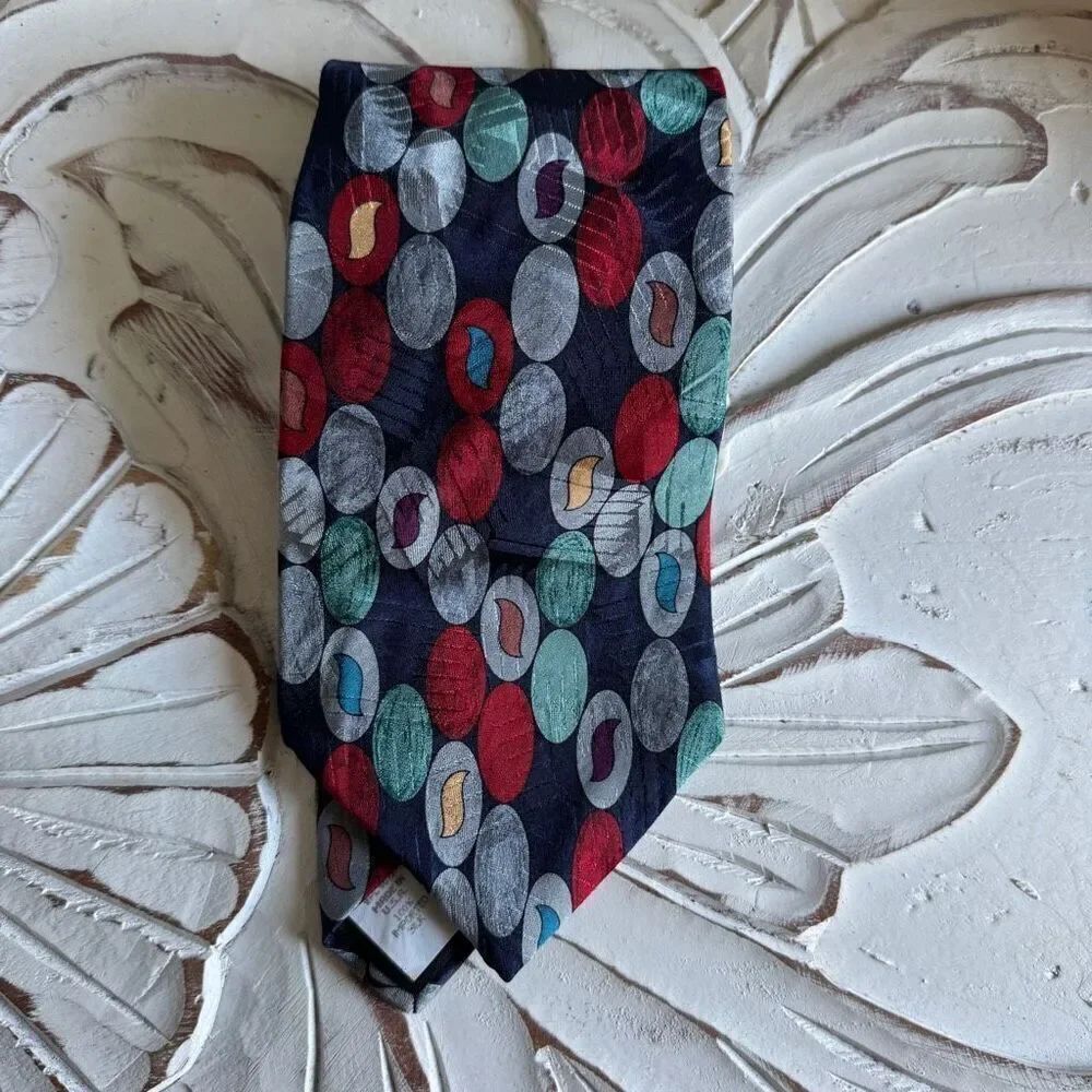 Oscar de la Renta couture collection vintage silk tie
